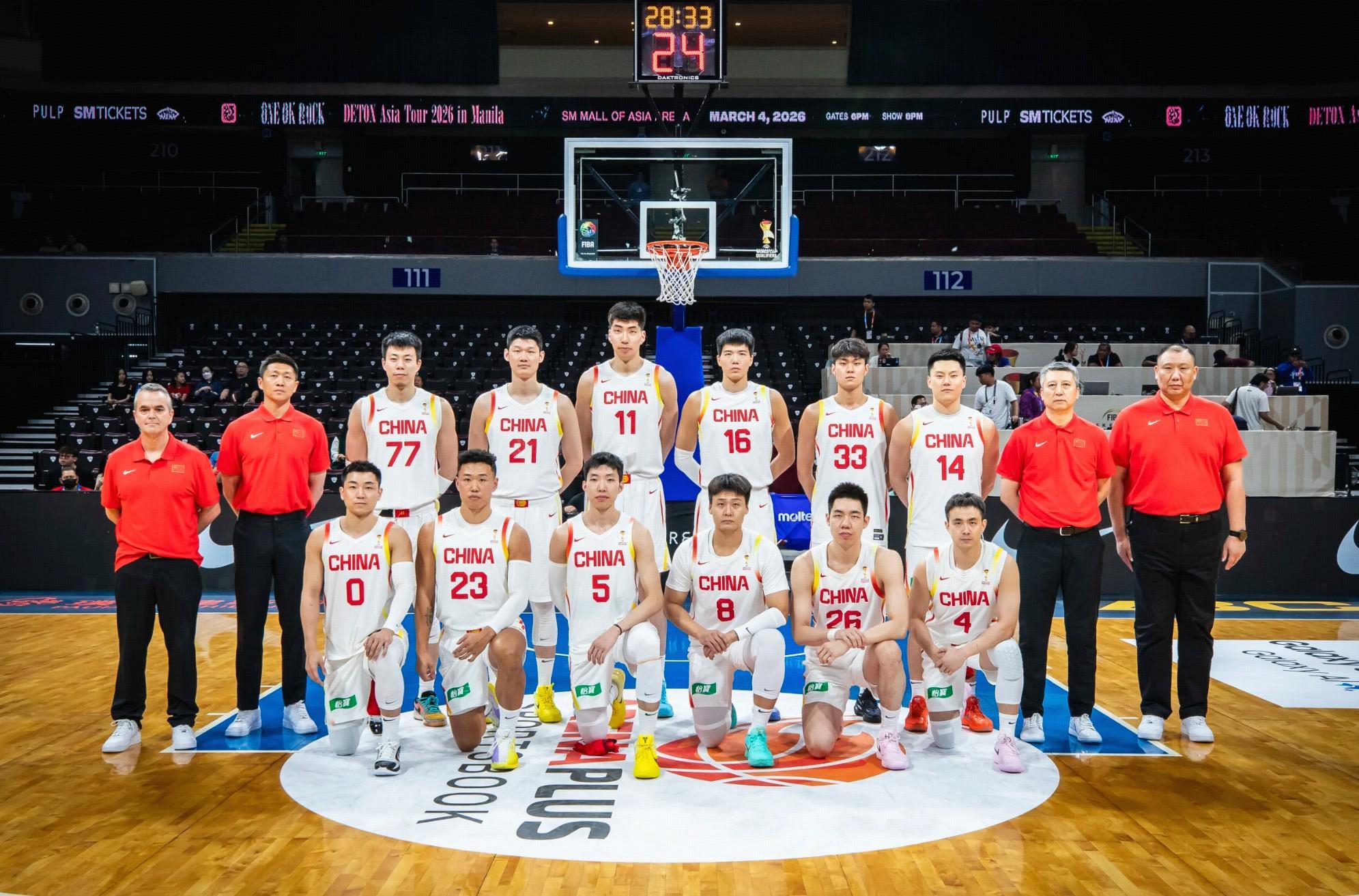 九游-中国男篮vs中国台北首发：赵睿、贺希宁、朱俊龙、王浩然、胡金秋